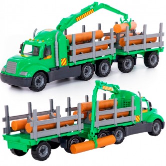 Автомобиль Майк лесовоз с прицепом 55675 П-Е /1/ Автомобиль Майк лесовоз с прицепом 55675 П-Е /1/