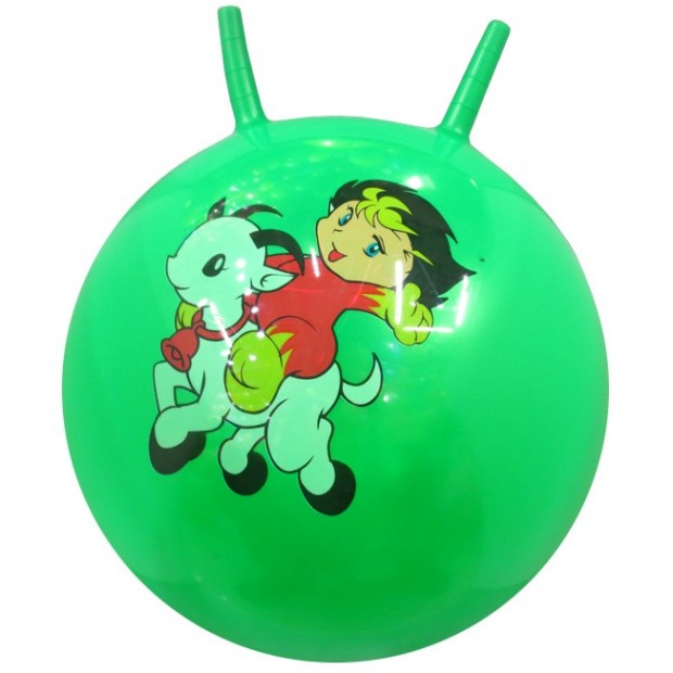 Мяч Прыгун Рожки 45см цвет в ассортименте Мяч Прыгун Рожки 45см цвет в ассортименте