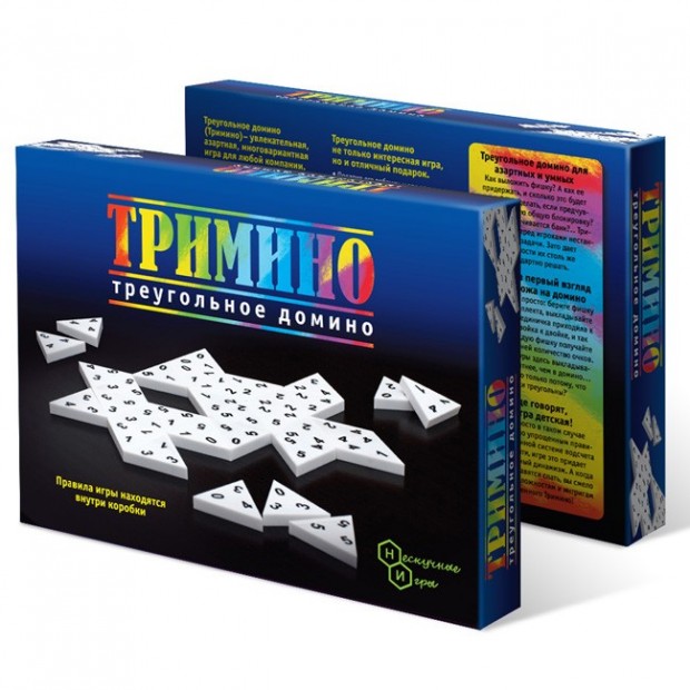 Настольная игра Тримино 7059 Настольная игра Тримино 7059