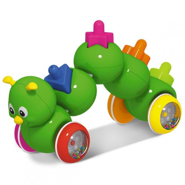 Каталка сортер Гусеничка 01392 /7/ Каталка сортер Гусеничка 01392 /7/