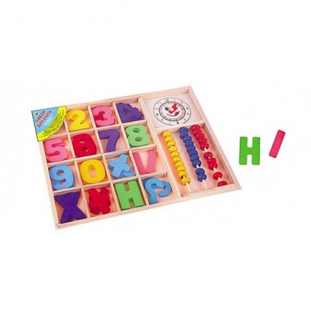Деревянный счетный материал Учимся считать ИД-1394 Деревянный счетный материал Учимся считать ИД-1394