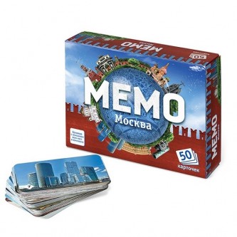 Настольная игра Мемо Москва 7205 Настольная игра Мемо Москва 7205