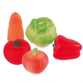 Набор резиновых игрушек Овощи для супа С-1373 Огонек /6/