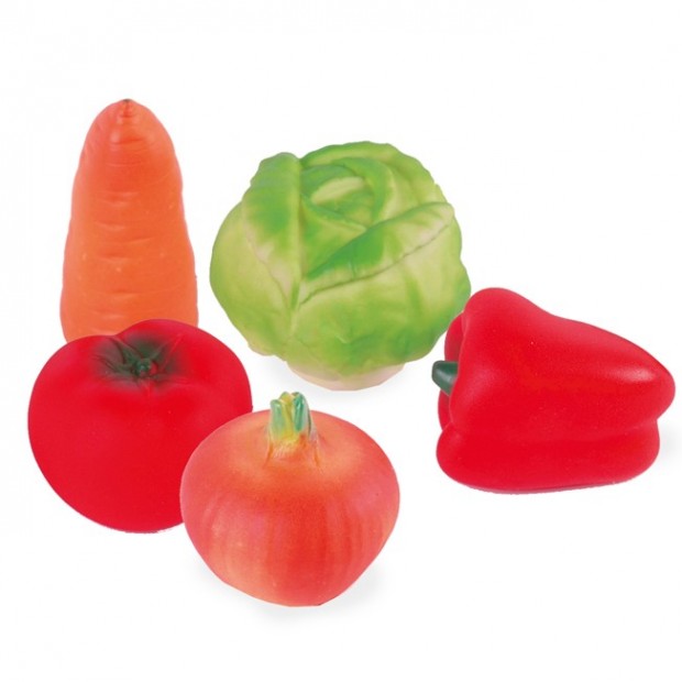 Набор резиновых игрушек Овощи для супа С-1373 Огонек /6/ Набор резиновых игрушек Овощи для супа С-1373 Огонек /6/
