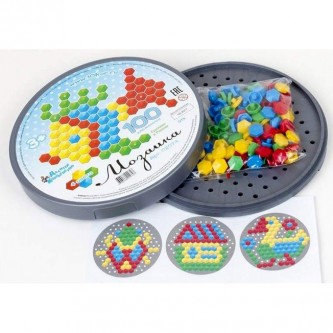 Мозаика 100 шестигранных фишек. 02074 Мозаика 100 шестигранных фишек. 02074