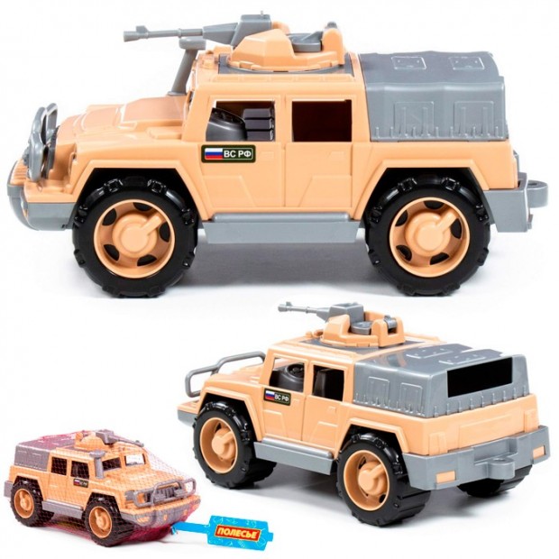 Автомобиль Джип Защитник-Сафари №1 военный с 1 пулеметом 63540 Автомобиль Джип Защитник-Сафари №1 военный с 1 пулеметом 63540