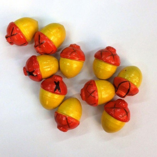 Деревянный счетный материал Желуди 7885 Деревянный счетный материал Желуди 7885