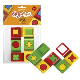 Логическая игрушка Домино Отличник 6 штук 12025 Логическая игрушка Домино Отличник 6 штук 12025