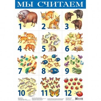 Плакат Мы считаем №1 1762 Плакат Мы считаем №1 1762