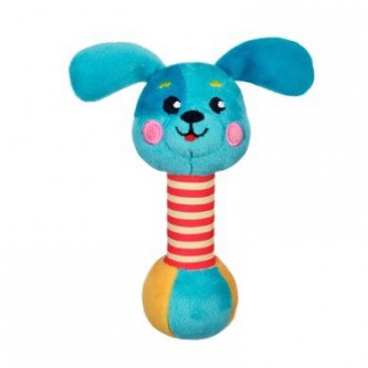 Игрушка развивающая 939512 Погремушка Щенок со звуком Жирафики Игрушка развивающая 939512 Погремушка Щенок со звуком Жирафики