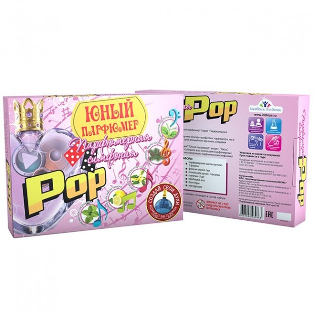 Набор для опытов Юный парфюмер Парфюмерная симфония Поп 718 Набор для опытов Юный парфюмер Парфюмерная симфония Поп 718