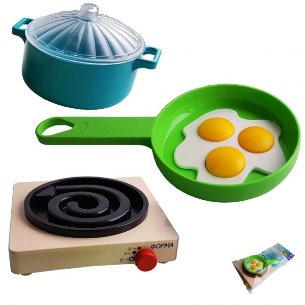 Набор посуды с плитой Летний С-189-Ф