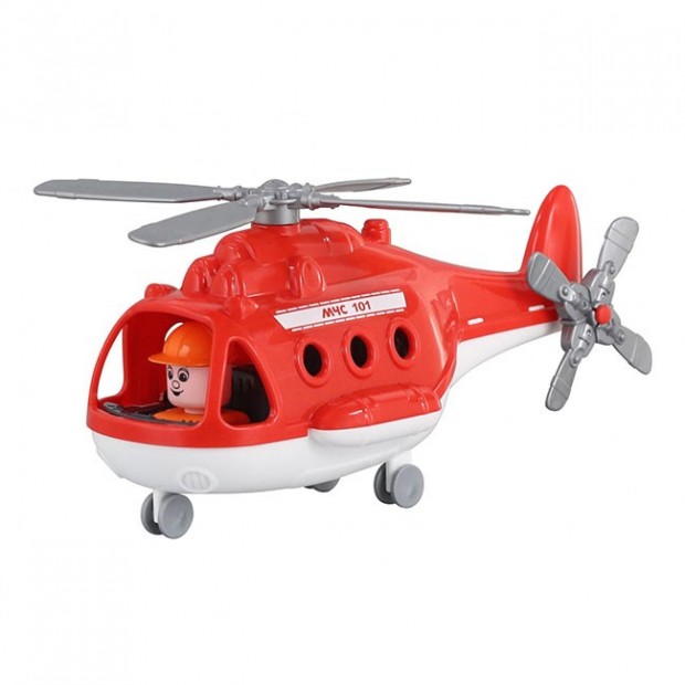 Вертолет пожарный Альфа в сетке.72382 П-Е /24/