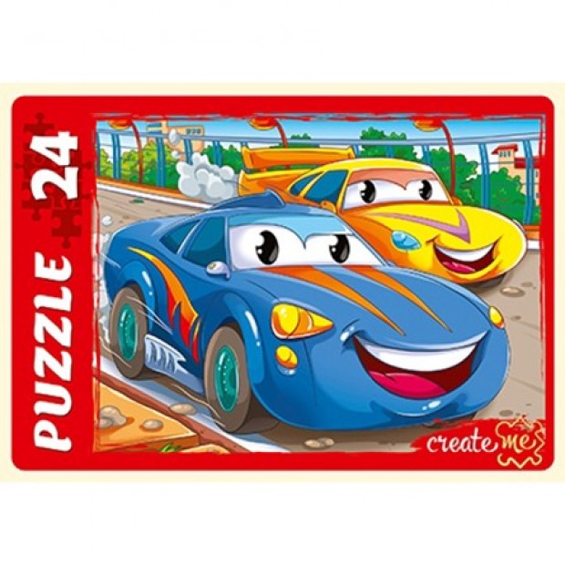 Пазл 24 Макси Стремительные тачки ПУ24-0613 Пазл 24 Макси Стремительные тачки ПУ24-0613