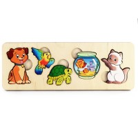 Деревянная рамка вкладыш Домашние животные 7996 Деревянная рамка вкладыш Домашние животные 7996