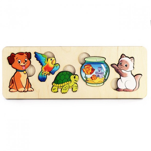 Деревянная рамка вкладыш Домашние животные 7996 Деревянная рамка вкладыш Домашние животные 7996