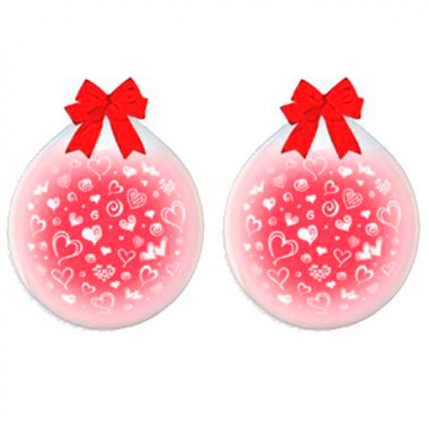 Шар 18 Для упаковки с рис.Сердца 10шт / цена за упак/ 1108-0374 Шар 18 Для упаковки с рис.Сердца 10шт / цена за упак/ 1108-0374