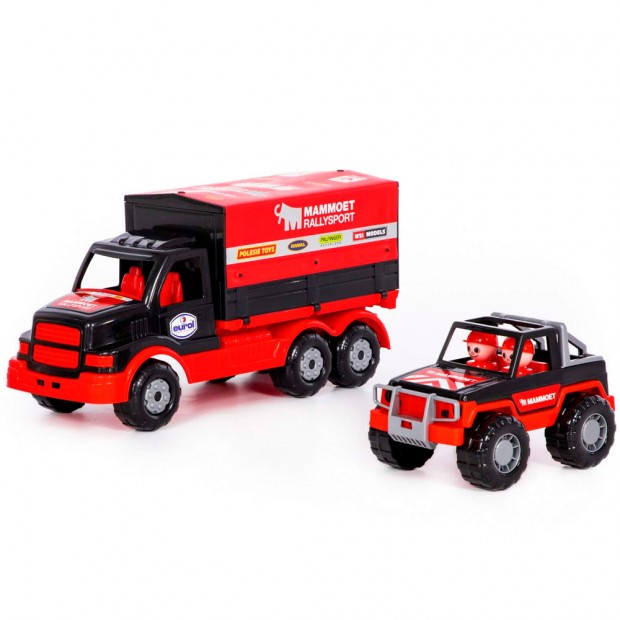 Автомобиль Грузовик с тентом+ ралли-джип MAMMOET 67951 Автомобиль Грузовик с тентом+ ралли-джип MAMMOET 67951