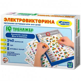 Игра Электровикторина IQ Тренажер 03669