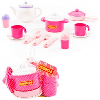 Набор посуды Настенька на 2 персоны 18 предметов 58997 в сетке