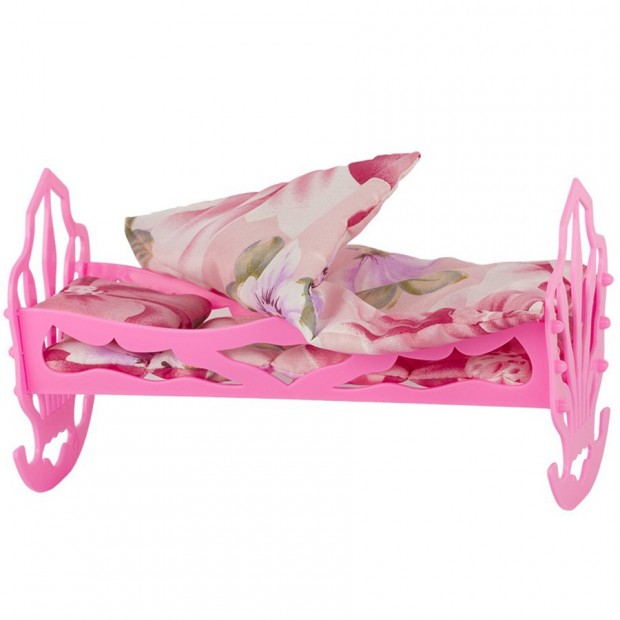 Кровать кукольная с комплектом белья У890 Кровать кукольная с комплектом белья У890