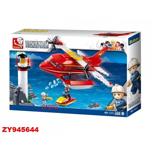 Конструктор Пожарные 38-0629 Вертолет в коробке Конструктор Пожарные 38-0629 Вертолет в коробке