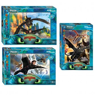 Пазл 120 Как приручить дракона - 3 75159 Степ 