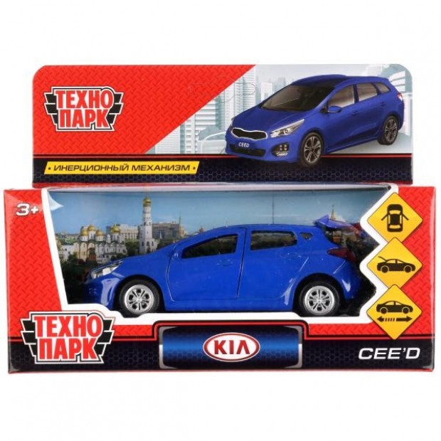 Модель CEED-BU KIA CEED синий Технопарк в коробке