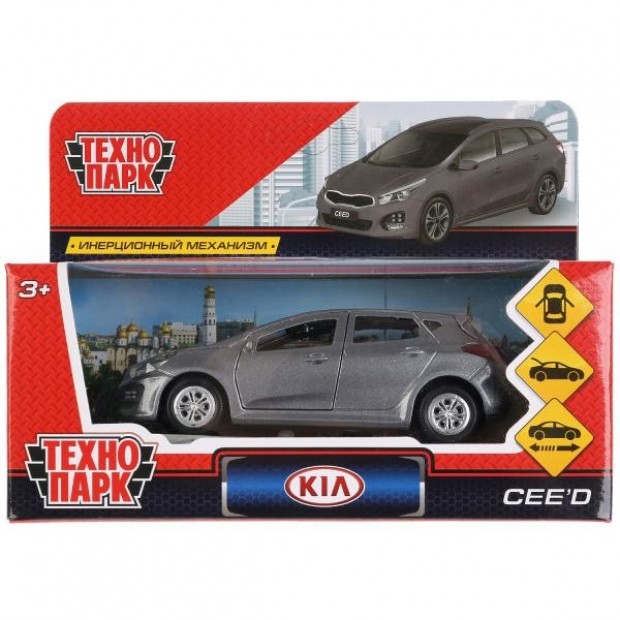 Модель CEED-GY KIA CEED серый Технопарк в коробке