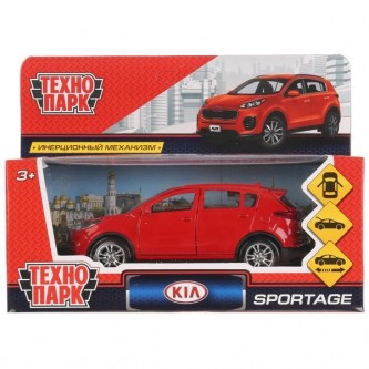 Модель SPORTAGE-RD KIA SPORTAGE красный Технопарк в коробке