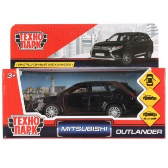 Модель OUTLANDER-BK MITSUBISHI OUTLANDER черный Технопарк в коробке