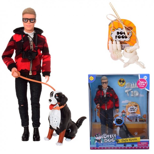 Кукла Кевин с питомцем с аксессуарами Defa Lucy