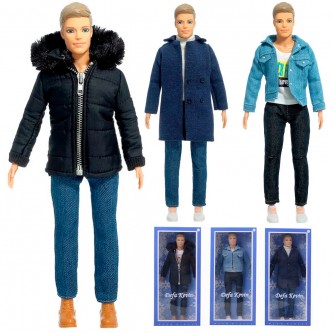 Кукла Кевин в зимней одежде с аксессуарами Defa Lucy Кукла Кевин в зимней одежде с аксессуарами Defa Lucy