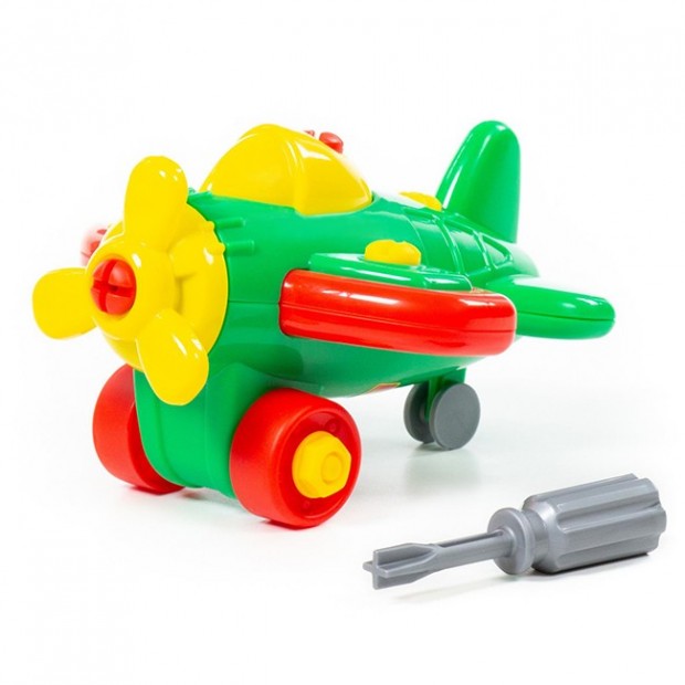 Конструктор-транспорт Самолет 19эл. в пак 77110 П-Е /11/ Конструктор-транспорт Самолет 19эл. в пак 77110 П-Е /11/