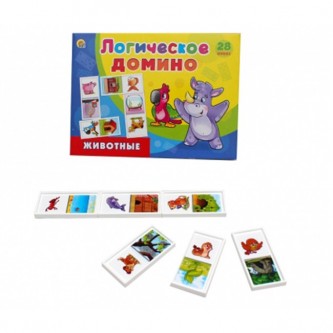Домино логическое Животные ИД-5426 Домино логическое Животные ИД-5426