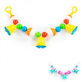 Погремушка-подвеска Колокольчики 51 см 78230 П-Е /12/ Погремушка-подвеска Колокольчики 51 см 78230 П-Е /12/