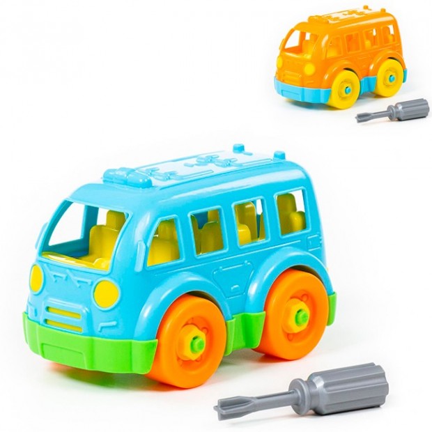 Конструктор-транспорт Автобус 15 эл. в пак 78995 П-Е /12/ Конструктор-транспорт Автобус 15 эл. в пак 78995 П-Е /12/