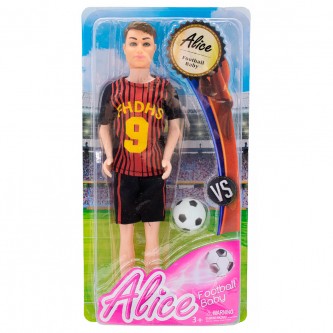 Кукла Кен футболист в коробке