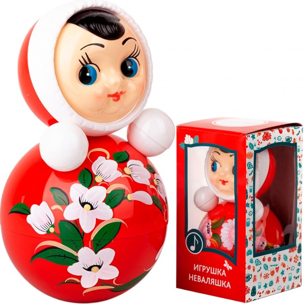 Неваляшка 6С-002 Девочка расписная 218мм Неваляшка 6С-002 Девочка расписная 218мм