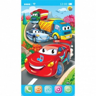 Телефончик Веселые машинки 5 стихов,6 потешек ИМ-7080 Телефончик Веселые машинки 5 стихов,6 потешек ИМ-7080