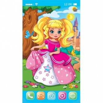 Телефончик Сказки принцессам 8 песенок-сказок ИМ-7081 Телефончик Сказки принцессам 8 песенок-сказок ИМ-7081