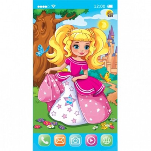 Телефончик Сказки принцессам 8 песенок-сказок ИМ-7081 Телефончик Сказки принцессам 8 песенок-сказок ИМ-7081