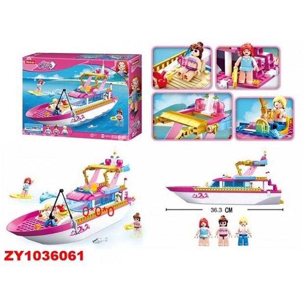 Конструктор Розовая мечта 38-0722 212 дет. в коробке Конструктор Розовая мечта 38-0722 212 дет. в коробке