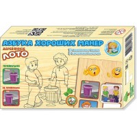 Деревянное лото Азбука хороших манер 00734