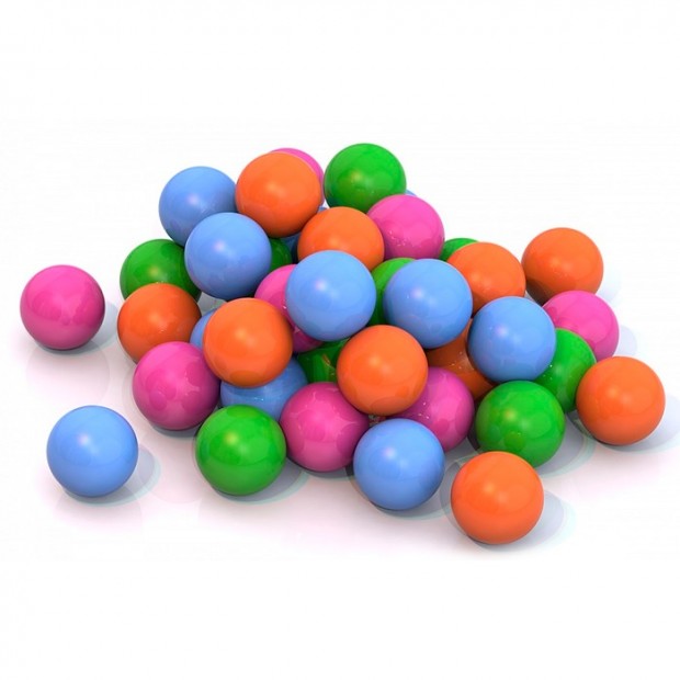 Шары для сухого бассейна 6см 50 шт в сетке Норд Шары для сухого бассейна 6см 50 шт в сетке Норд