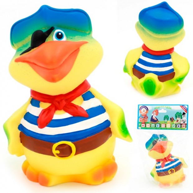 Резиновая Попугай-пират СИ-502 Резиновая Попугай-пират СИ-502