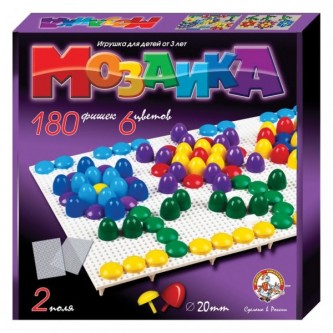 Мозаика 6цв. 180фишек 2007 /Росток/ Мозаика 6цв. 180фишек 2007 /Росток/