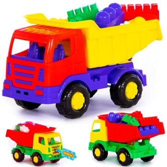 Автомобиль Мираж самосвал+Супер-Микс 18 элементов 9097 Автомобиль Мираж самосвал+Супер-Микс 18 элементов 9097