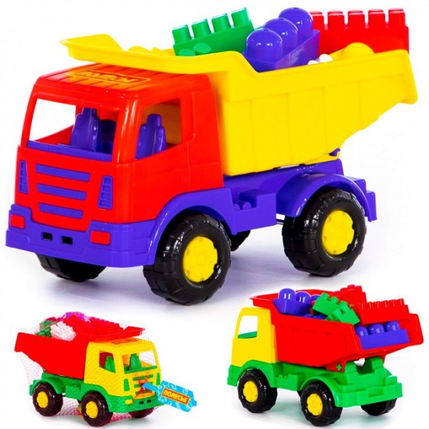 Автомобиль Мираж самосвал+Супер-Микс 18 элементов 9097 Автомобиль Мираж самосвал+Супер-Микс 18 элементов 9097