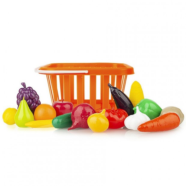 Набор Фрукты и Овощи в корзине У758 /12/ Набор Фрукты и Овощи в корзине У758 /12/